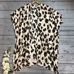 Cheetah print kimono!